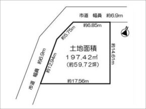 高槻市松が丘の売土地（高槻駅まで徒バス乗車10分）