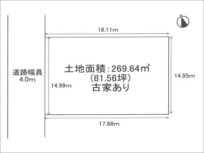 八幡市橋本栗ケ谷の売土地（橋本駅まで徒歩7分）