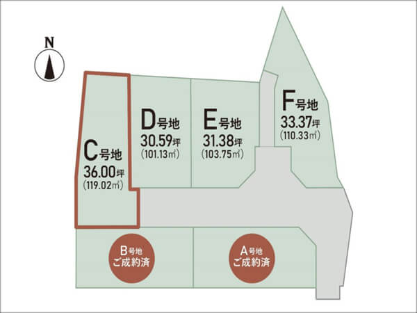 枚方市津田北町の売土地（藤阪駅まで徒歩8分）