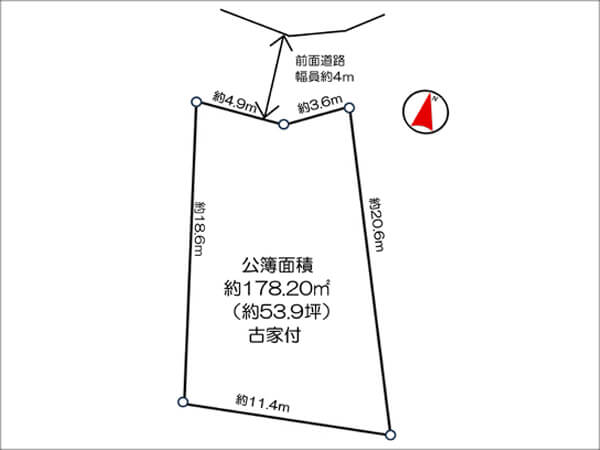 枚方市山之上の売土地（枚方公園駅までバス乗車10分）