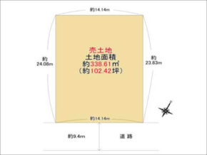 交野市妙見東の売土地(私市駅まで徒歩27分)