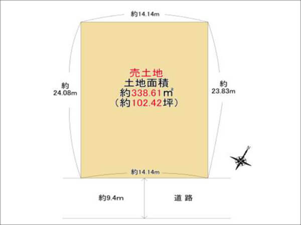 交野市妙見東の売土地（私市駅まで徒歩27分）