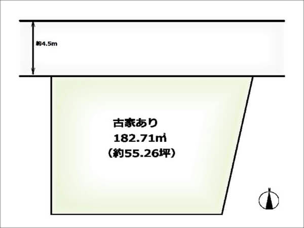 大東市緑が丘の売土地（野崎駅まで徒歩11分）