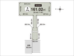 高槻市日吉台の不動産物件(3号地)