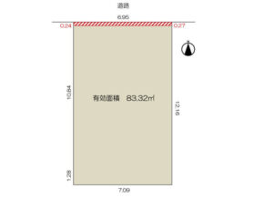高槻市上本町の売土地(高槻駅まで徒歩6分)