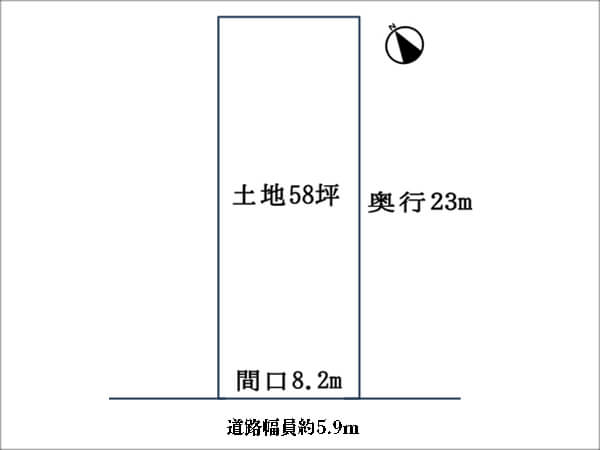 向日市寺戸町大牧の売土地（東向日駅まで徒歩18分）