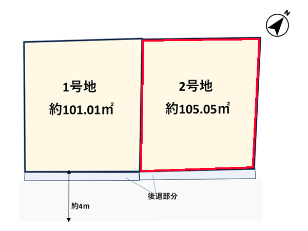 枚方市香里園桜木町の不動産物件（２号地）