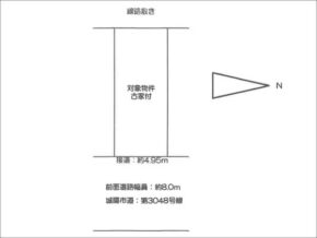 城陽市枇杷庄鹿背田の売土地（富野荘駅まで徒歩2分）