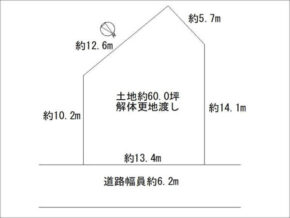 交野市星田山手の売土地（星田駅まで徒歩17分）