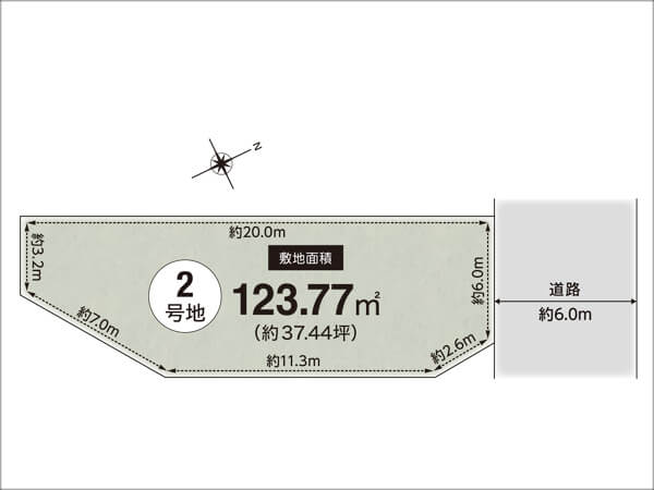 高槻市大和の売土地（２号地）