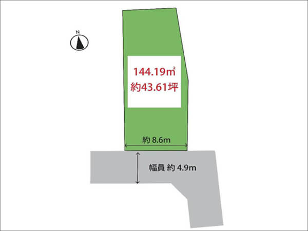 八幡市八幡清水井の売土地（石清水八幡宮駅まで徒歩22分）