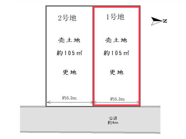 大東市南津の辺町の売土地（野崎駅まで徒歩9分）