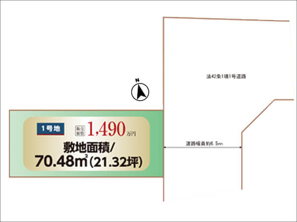 京田辺市大住大欠の売土地（大住駅まで徒歩8分）