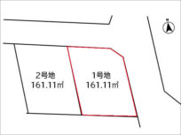 寝屋川市東香里園町の売土地（2区画分譲の１号地）