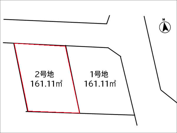 寝屋川市東香里園町に新築一戸建て（2区画分譲の２号地）