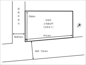 枚方市東山の売土地（樟葉駅までバス乗車7分）