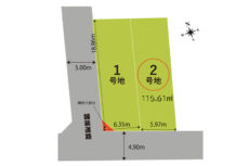 宇治市広野町丸山の売土地（2区画分譲の2号地）