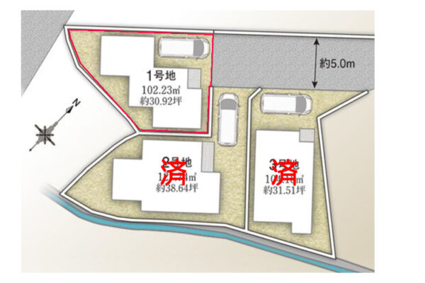 交野市私市の売土地（私市駅まで徒歩3分）