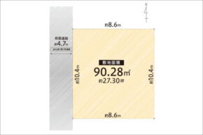 高槻市郡家新町の売土地(摂津富田駅まで徒歩20分)
