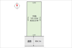 枚方市渚栄町の売土地（御殿山駅まで徒歩13分）