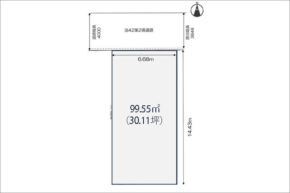 枚方市牧野本町の売土地（牧野駅まで徒歩17分）