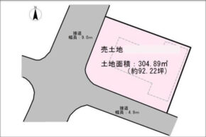 城陽市久世里ノ西の売土地（久津川駅まで徒歩11分）