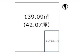 枚方市津田東町の売土地（藤阪駅まで徒歩17分）