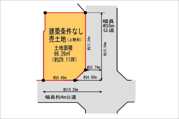 高槻市栄町の売土地（富田駅まで徒歩20分）