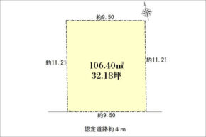 高槻市東城山町の売土地（高槻駅までバス乗車12分）