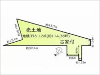 枚方市藤阪元町の売土地（藤阪駅まで徒歩12分）