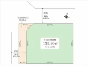 寝屋川市池田東町の売土地(寝屋川市駅まで徒歩12分)