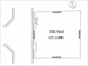 枚方市楠葉丘の売土地(樟葉駅まで徒歩22分)