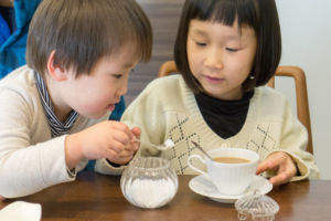 Ｔ様のお子様二人