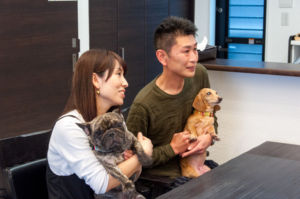 新築一戸建てのオーナー Ｉ様ご夫妻