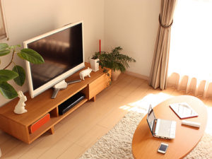 リビングのテレビ