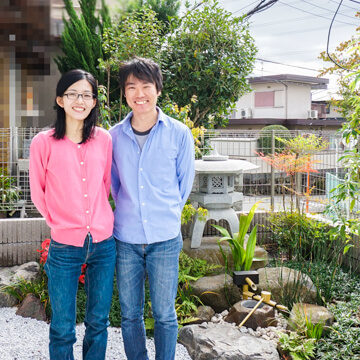 注文住宅（新築一戸建て）のオーナー Ｈ様 日本庭園にて