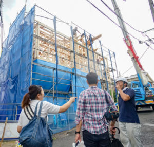 大阪の注文住宅 Ｉ様邸の上棟