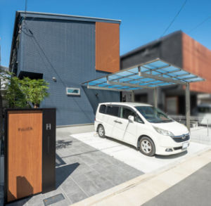 大阪の注文住宅Ｆ様邸の外観