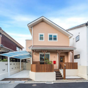 大阪の注文住宅 Ａ様邸の外観