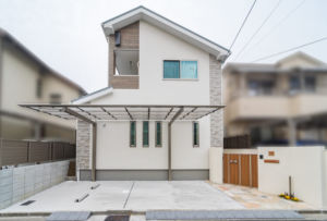 大阪注文住宅Ｋ様邸の外観