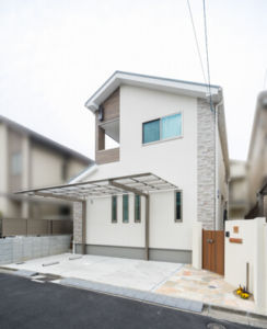 大阪の注文住宅 外観デザイン