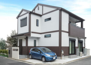和モダン 注文住宅の外観