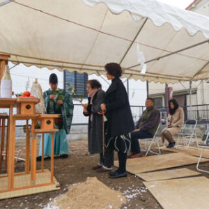 大阪の注文住宅 Y様邸の地鎮祭