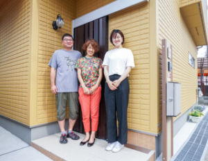 大阪の注文住宅 Y様の家族写真