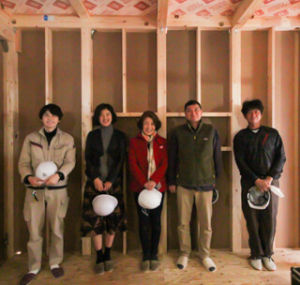 大阪の注文住宅 Y様邸上棟時の写真