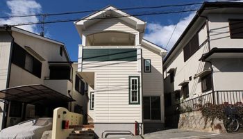 大阪の注文住宅（新築一戸建て）Ｚ様邸の外観