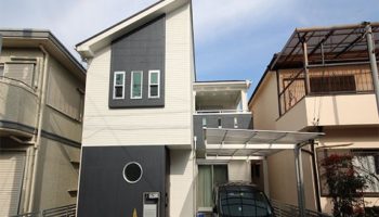 大阪の新築一戸建て（注文住宅）Ｇ様邸の外観デザイン