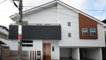 大阪の新築一戸建て（注文住宅）Ｏ様邸の外観スタイル