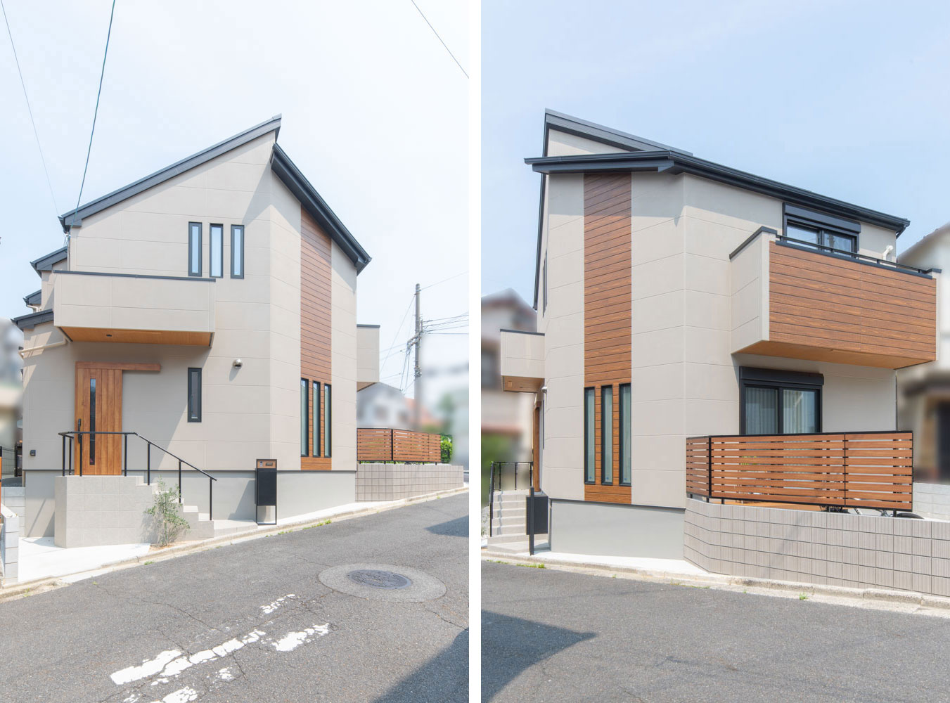 差しかけ屋根と木目が映える、ナチュラルモダンなお住まい