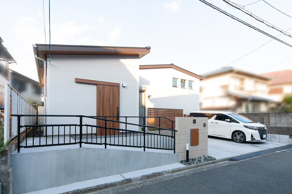 家族みんなにやさしい、スロープのあるお住まい